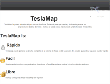 Tablet Screenshot of es.teslamap.com